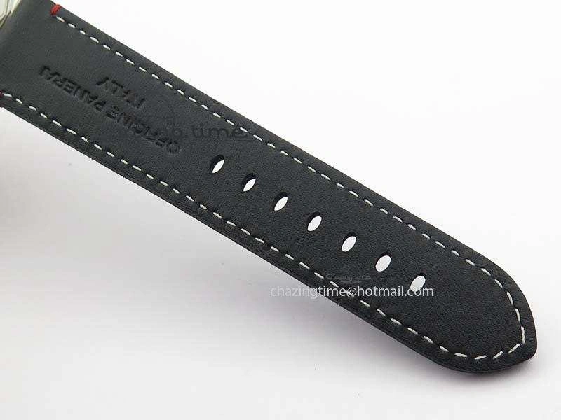 Reliable PAM732 S SF 1:1 Best Edition On Thick Black Leather Strap P 8477
