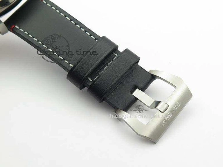 Reliable PAM732 S SF 1:1 Best Edition On Thick Black Leather Strap P 8477