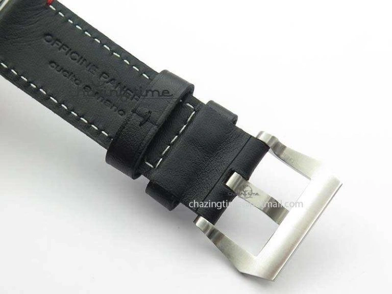 Reliable PAM732 S SF 1:1 Best Edition On Thick Black Leather Strap P 8477