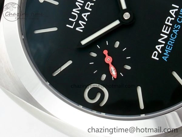 PAM732 W TTF 1:1 Best Edition on Black Leather Strap P Practical 8332