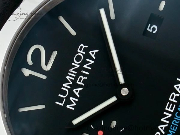 PAM732 W TTF 1:1 Best Edition on Black Leather Strap P Practical 8332