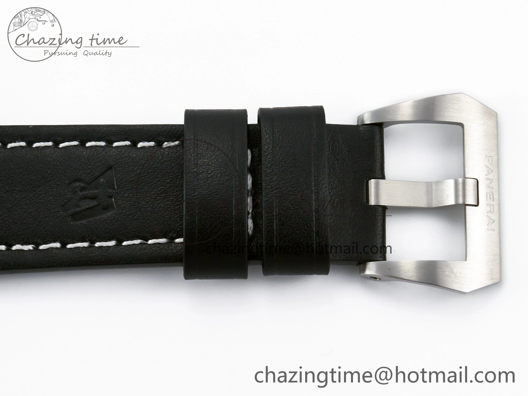 PAM732 W TTF 1:1 Best Edition on Black Leather Strap P Practical 8332