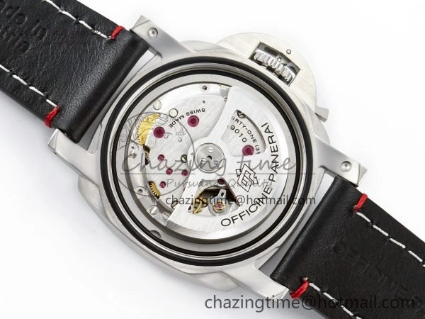 PAM732 W TTF 1:1 Best Edition on Black Leather Strap P Practical 8332