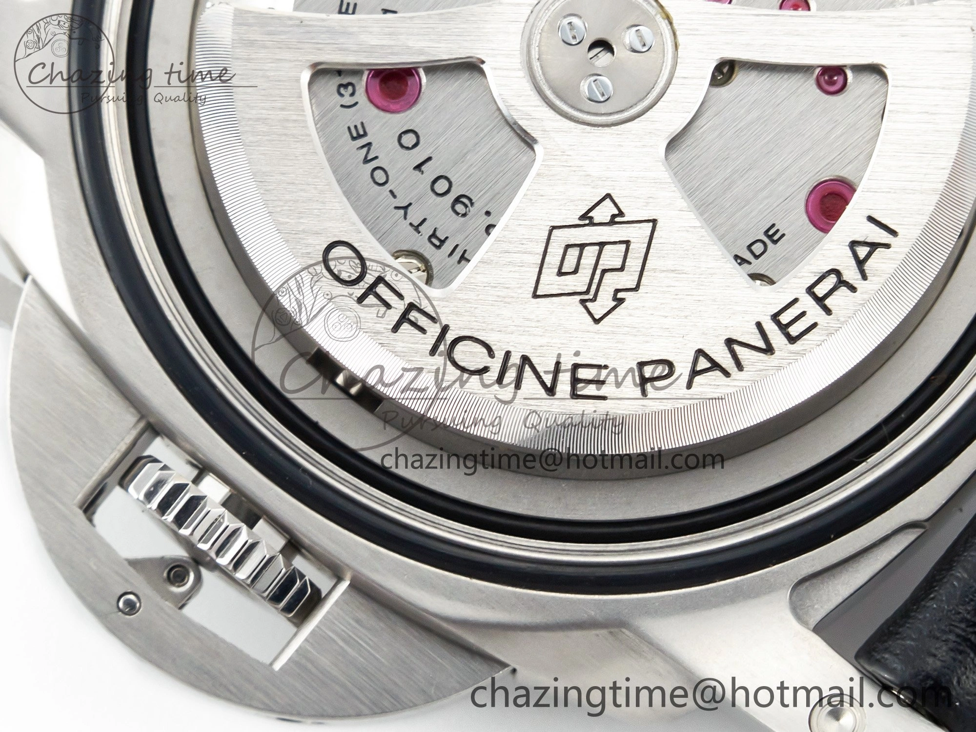 PAM732 W TTF 1:1 Best Edition on Black Leather Strap P Practical 8332
