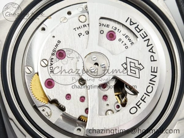 PAM732 W TTF 1:1 Best Edition on Black Leather Strap P Practical 8332