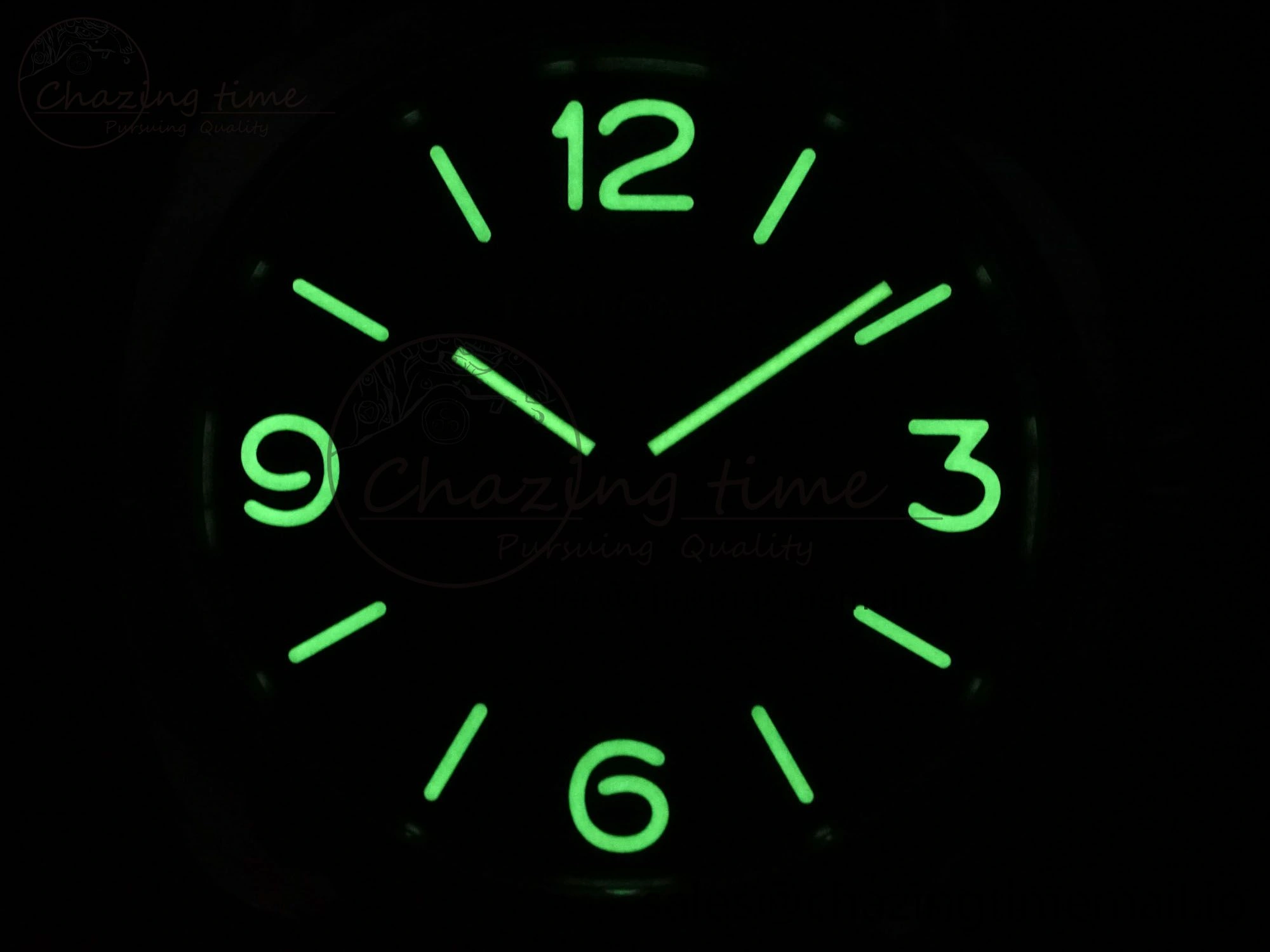 TimelessDesign PAM753 HWF 1:1 Best Edition Black Dial On Brown ASSO Leather Strap A 8295