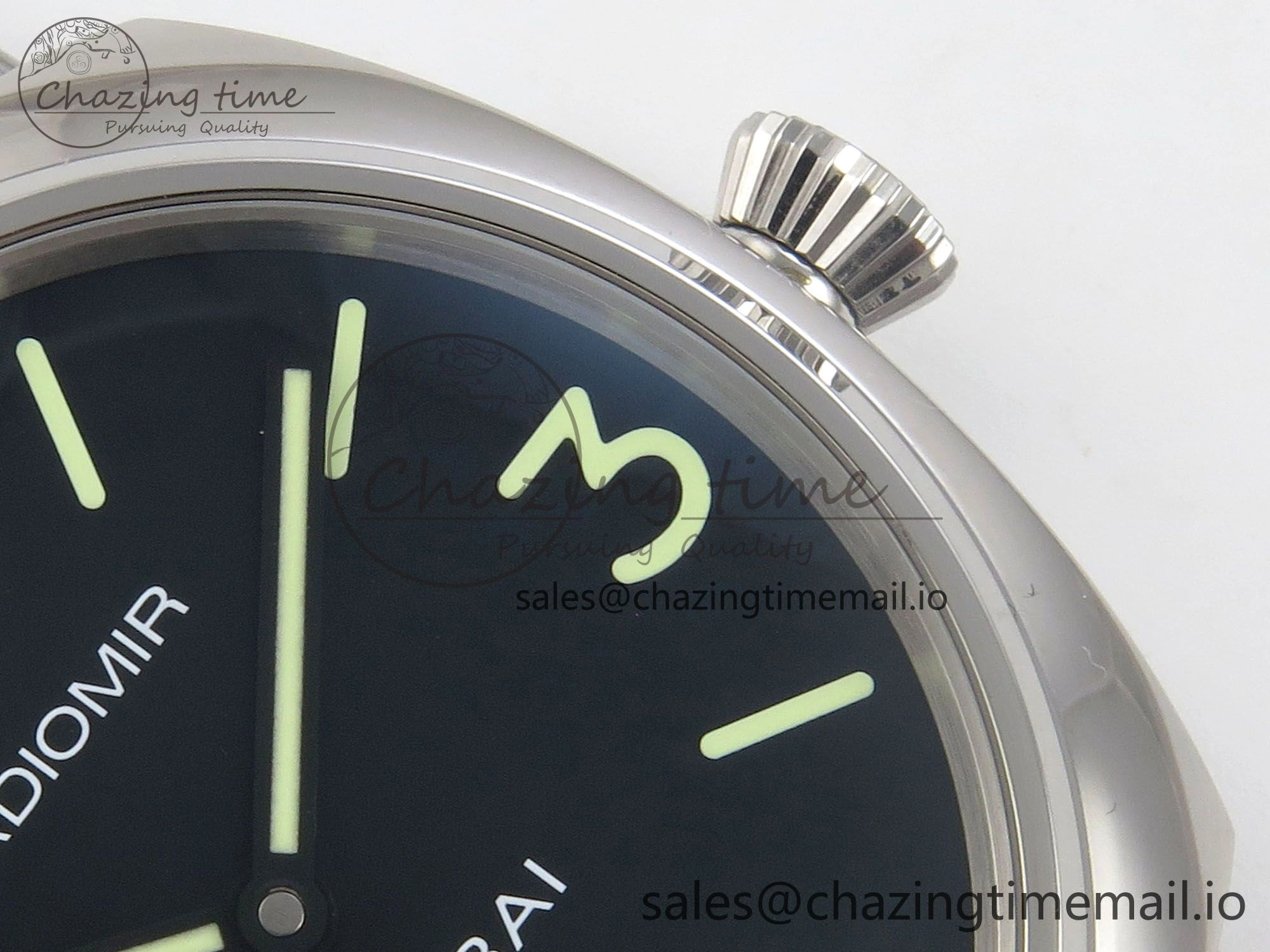 TimelessDesign PAM753 HWF 1:1 Best Edition Black Dial On Brown ASSO Leather Strap A 8295