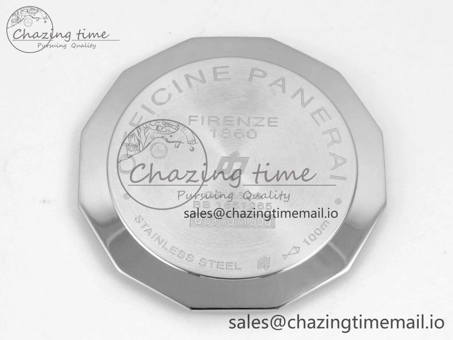 TimelessDesign PAM753 HWF 1:1 Best Edition Black Dial On Brown ASSO Leather Strap A 8295