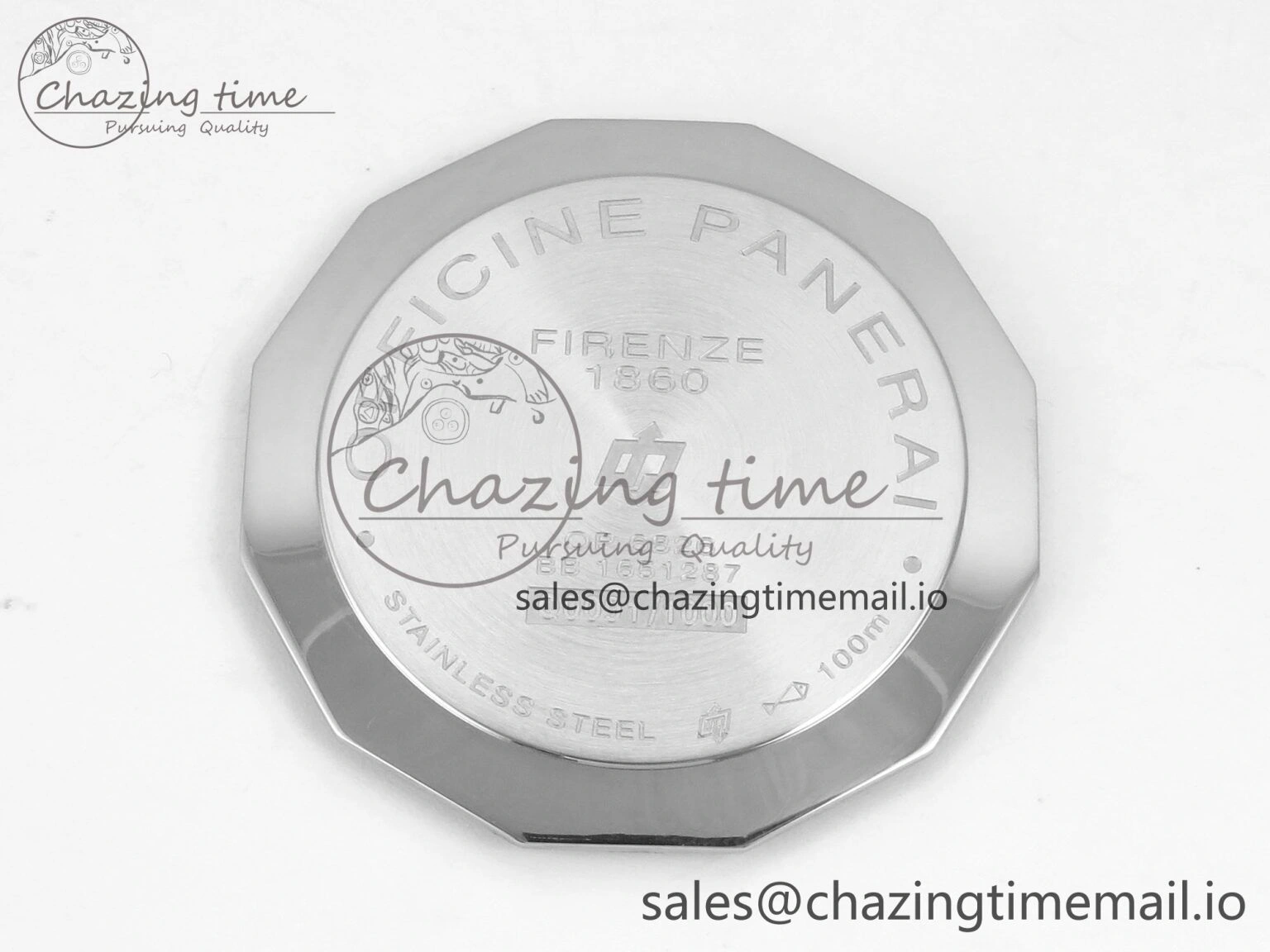 PAM754 HWF 1:1 Best Edition Black Dial On Black Leather Strap A SunProtective 8306
