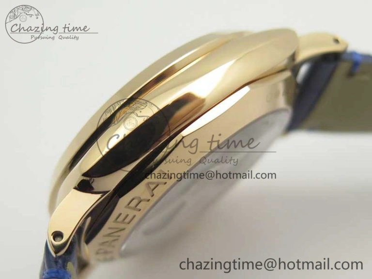 PAM756 Luminor Due VSF Best Edition White Dial on Blue Leather Strap AXXXIV Practical 8426