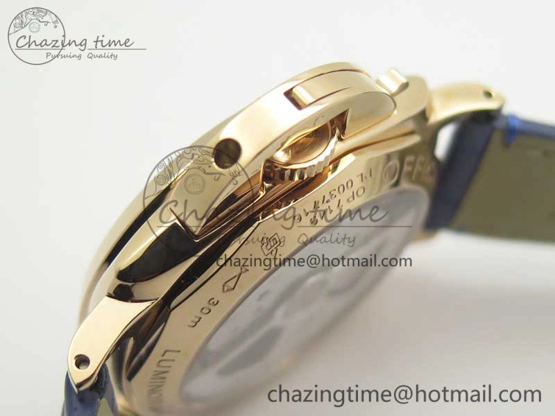 PAM756 Luminor Due VSF Best Edition White Dial on Blue Leather Strap AXXXIV Practical 8426