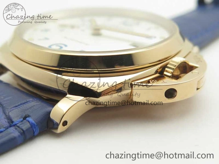 PAM756 Luminor Due VSF Best Edition White Dial on Blue Leather Strap AXXXIV Practical 8426
