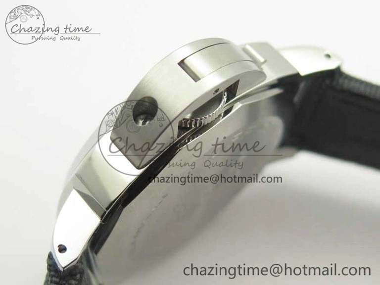TimelessDesign PAM774 Luminor Base Blue Logo 3 Days Acciaio XF 1:1 Best Edition Black Dial On Blue Nylon Strap A 8445