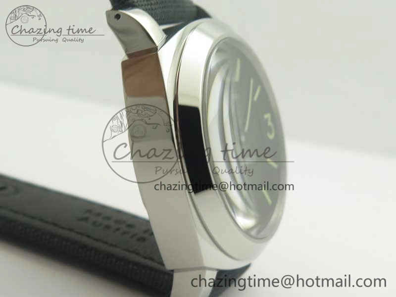 TimelessDesign PAM774 Luminor Base Blue Logo 3 Days Acciaio XF 1:1 Best Edition Black Dial On Blue Nylon Strap A 8445