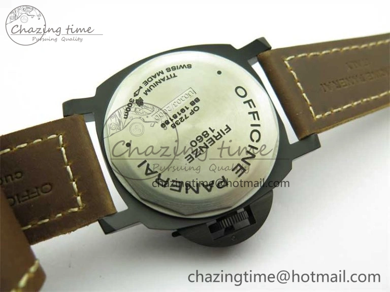 UrbanChic PAM779 SS HWF 1:1 Best Edition on Leather Strap A 8361