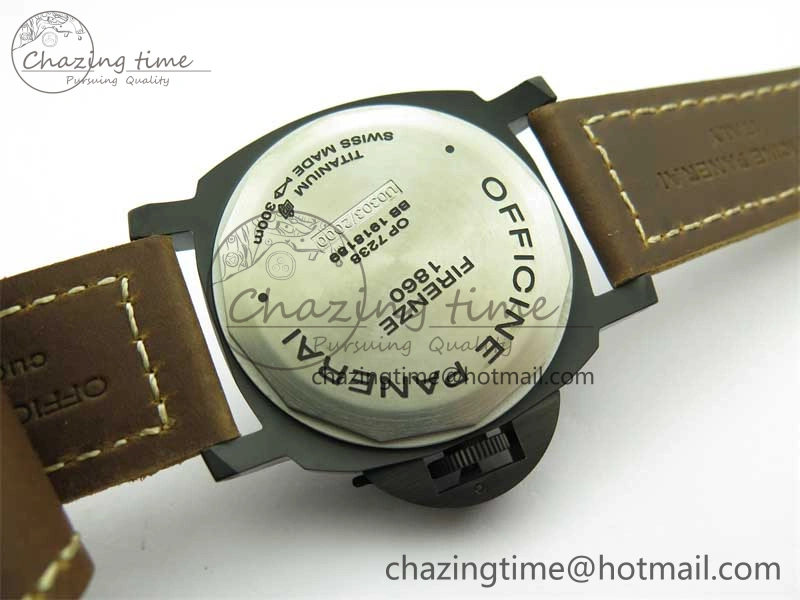 UrbanChic PAM779 SS HWF 1:1 Best Edition on Leather Strap A 8361