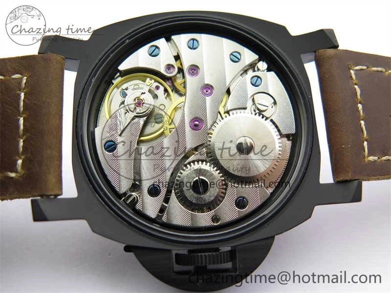 UrbanChic PAM779 SS HWF 1:1 Best Edition on Leather Strap A 8361