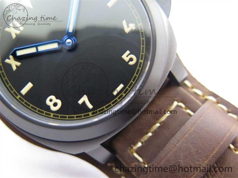 UrbanChic PAM779 SS HWF 1:1 Best Edition on Leather Strap A 8361