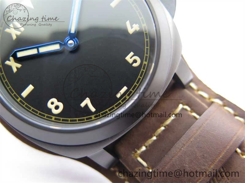 UrbanChic PAM779 SS HWF 1:1 Best Edition on Leather Strap A 8361
