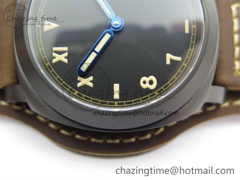 UrbanChic PAM779 SS HWF 1:1 Best Edition on Leather Strap A 8361