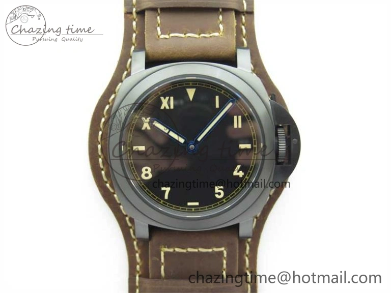 UrbanChic PAM779 SS HWF 1:1 Best Edition on Leather Strap A 8361