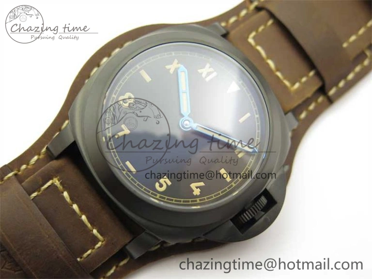 UrbanChic PAM779 SS HWF 1:1 Best Edition on Leather Strap A 8361