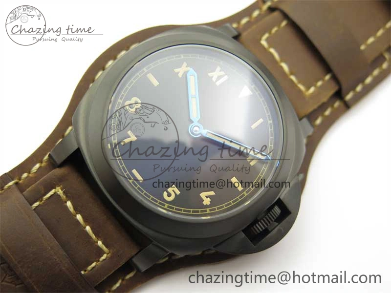 UrbanChic PAM779 SS HWF 1:1 Best Edition on Leather Strap A 8361