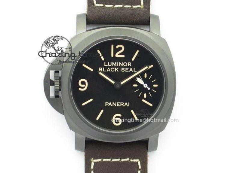 Comfortable PAM786 B (PAM649) S V6F Best Edition On Deep Brown Leather Strap P 8506