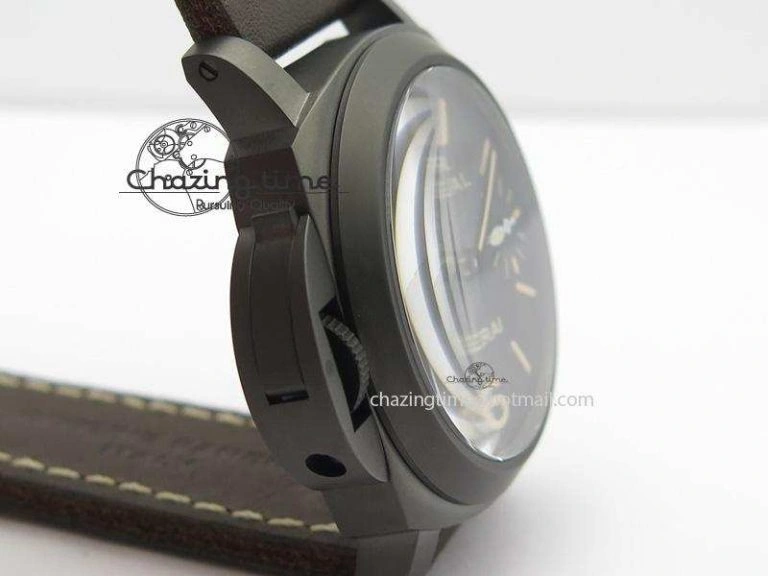 Comfortable PAM786 B (PAM649) S V6F Best Edition On Deep Brown Leather Strap P 8506