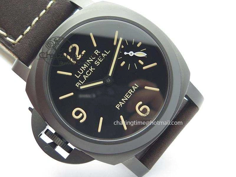 Comfortable PAM786 B (PAM649) S V6F Best Edition On Deep Brown Leather Strap P 8506