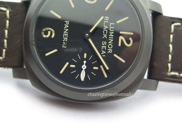 Comfortable PAM786 B (PAM649) S V6F Best Edition On Deep Brown Leather Strap P 8506