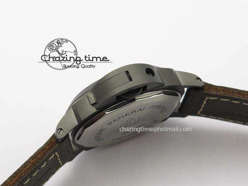 Comfortable PAM786 B (PAM649) S V6F Best Edition On Deep Brown Leather Strap P 8506