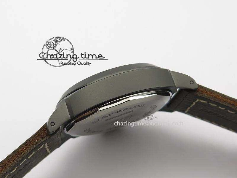 Comfortable PAM786 B (PAM649) S V6F Best Edition On Deep Brown Leather Strap P 8506