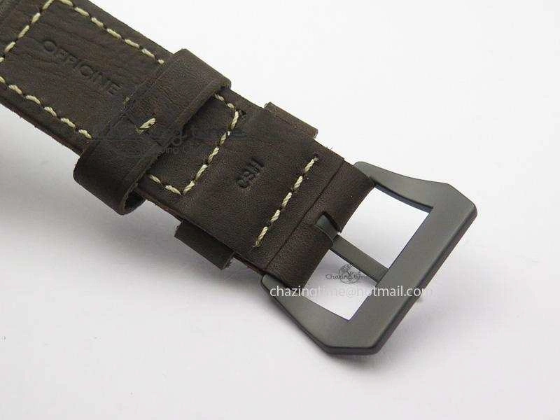 Comfortable PAM786 B (PAM649) S V6F Best Edition On Deep Brown Leather Strap P 8506