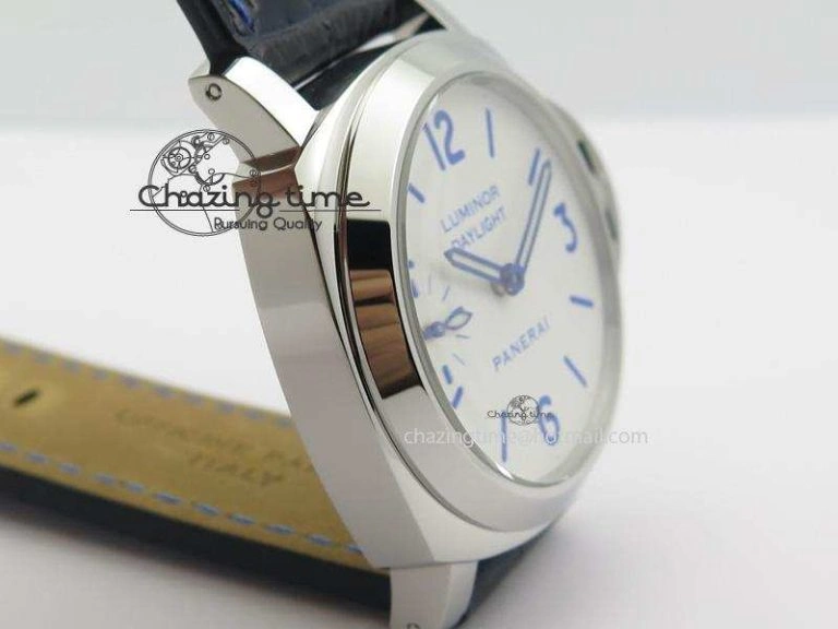 Efficient PAM786 B (PAM650) S V6F Best Edition On Blue Leather Strap P 8510