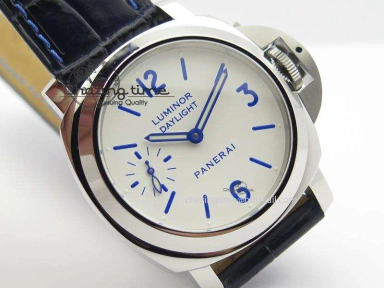 Efficient PAM786 B (PAM650) S V6F Best Edition On Blue Leather Strap P 8510