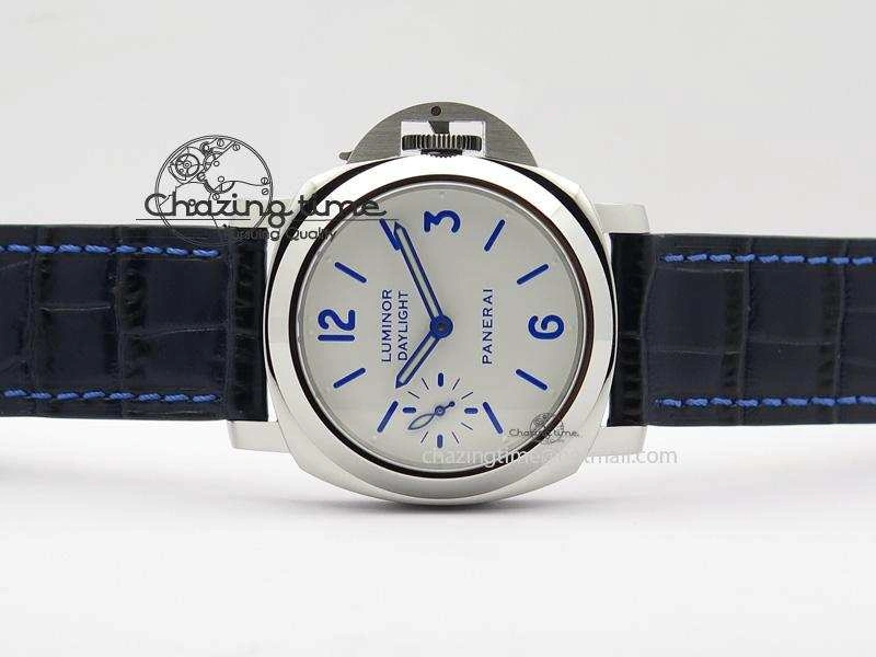 Efficient PAM786 B (PAM650) S V6F Best Edition On Blue Leather Strap P 8510