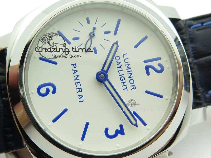 Efficient PAM786 B (PAM650) S V6F Best Edition On Blue Leather Strap P 8510