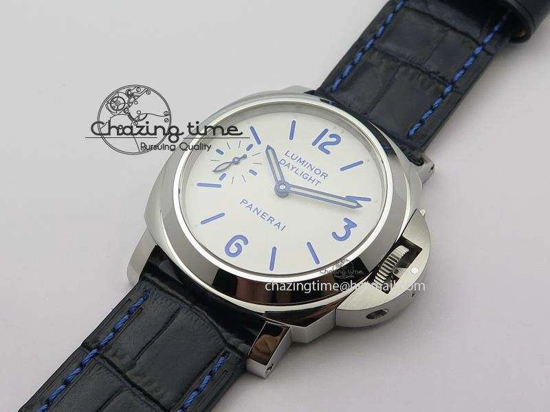 Efficient PAM786 B (PAM650) S V6F Best Edition On Blue Leather Strap P 8510