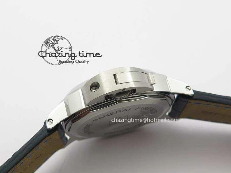 Efficient PAM786 B (PAM650) S V6F Best Edition On Blue Leather Strap P 8510