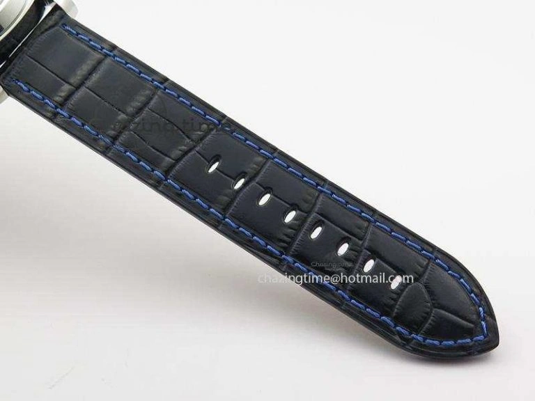 Efficient PAM786 B (PAM650) S V6F Best Edition On Blue Leather Strap P 8510