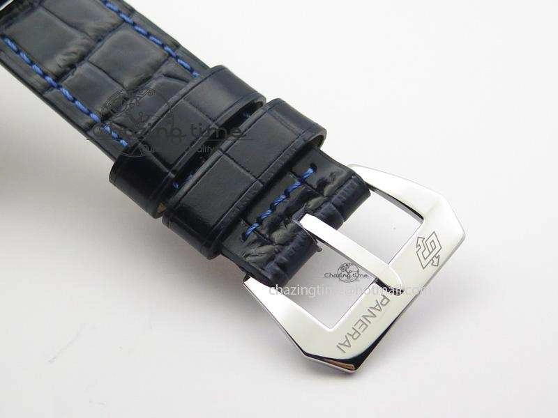 Efficient PAM786 B (PAM650) S V6F Best Edition On Blue Leather Strap P 8510