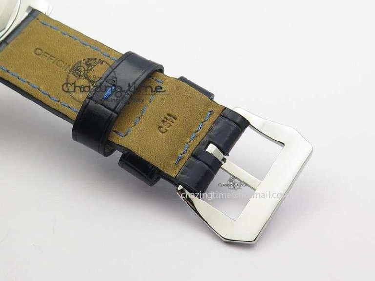 Efficient PAM786 B (PAM650) S V6F Best Edition On Blue Leather Strap P 8510