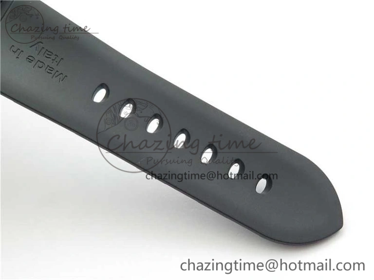 PAM799 Titanium VSF Best Edition Carbotech Bezel Black Dial on Rubber Strap P.9010 Clone Functional 8420