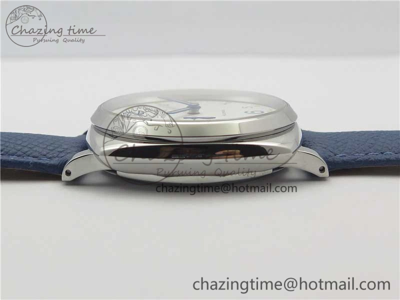 Seasonal PAM906 Luminor Due VSF Best Edition White Dial on Blue Leather Strap AXXXIV 8412
