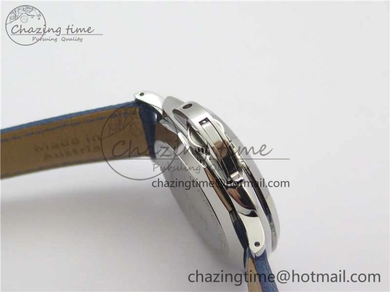 Seasonal PAM906 Luminor Due VSF Best Edition White Dial on Blue Leather Strap AXXXIV 8412