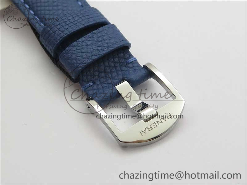 Seasonal PAM906 Luminor Due VSF Best Edition White Dial on Blue Leather Strap AXXXIV 8412
