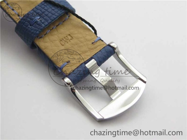 Seasonal PAM906 Luminor Due VSF Best Edition White Dial on Blue Leather Strap AXXXIV 8412
