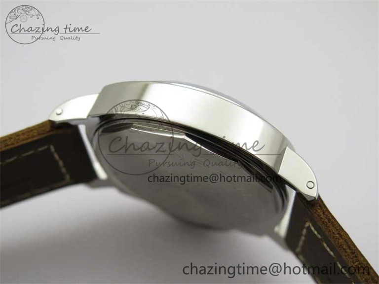 PAM911 SS HWF 1:1 Best Edition on Leather Strap A Vibrant 8362