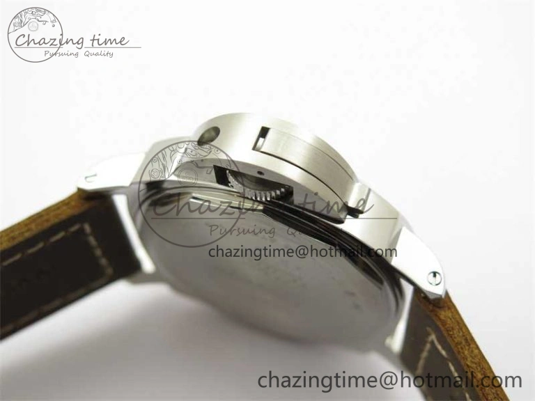 PAM911 SS HWF 1:1 Best Edition on Leather Strap A Vibrant 8362
